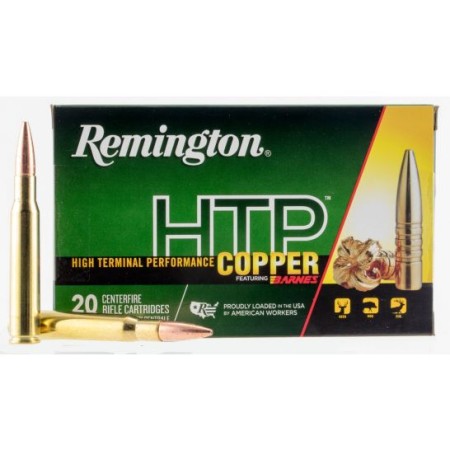 Remington Ammunition Htp3006 Htp Copper  30-06 Springfield 168 GR Tsx Boat Tail 20 Bx/ 10 CS