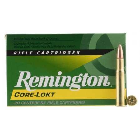 Remington Core-Lokt 180 gr Pointed Soft Point .30-40 Krag Ammo, 20/box - R30402