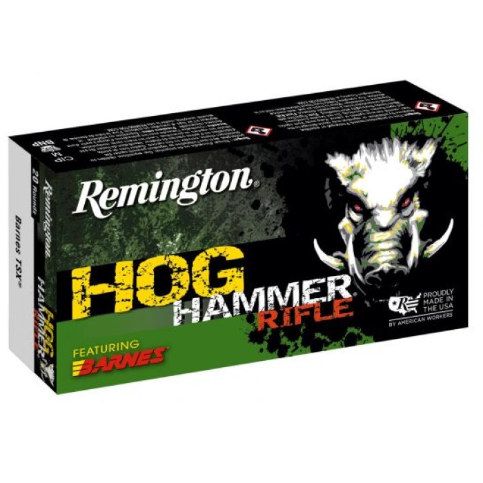 Remington Hog Hammer 300 gr Barnes TSX Flat Nose .45-70 Ammo, 20/box - PHH4570G1