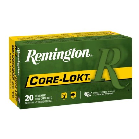 Remington Core-Lokt 100 gr Pointed Soft Point 6mm Crd Ammo, 20/box - R6CM01