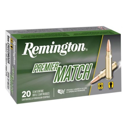 Remington Premier 112 gr Barnes Open Tip Match Boat Tail 6mm Crd Ammo, 20/box - RM6CM01