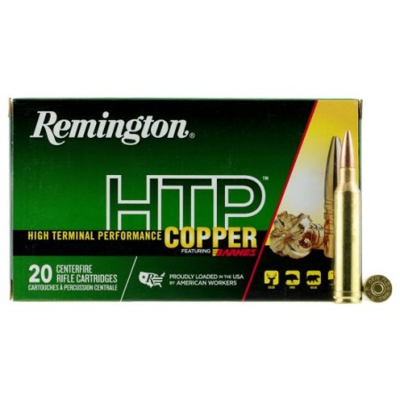 Remington HTP Copper 140 gr Barnes TSX 7mm Rem Mag Ammo, 20/box - HTP7MM