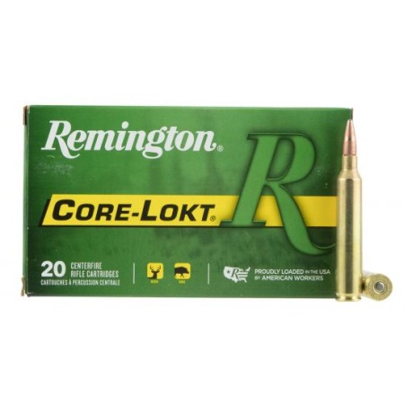 Remington Core-Lokt 150 gr Pointed Soft Point 7mm RUM Ammo, 20/box - R7RUM01