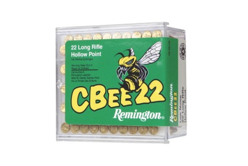 Remington CBEE 22 33 gr Plated Truncated Cone HP .22lr Ammo, 100/box - CB22L100
