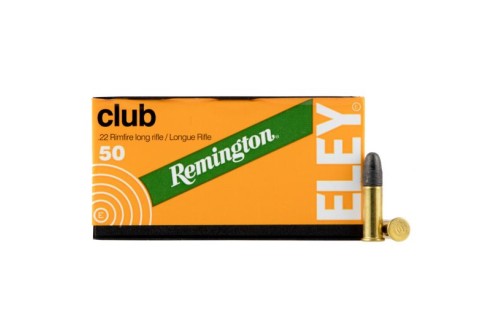 Remington Eley Club Xtra 40 gr Lead Round Nose .22lr Ammo, 50/box - RE22CX