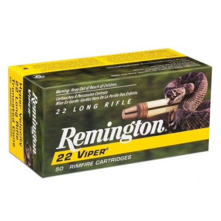 Remington 22 Viper 36 gr Truncated Cone Solid .22lr Ammo, 50/box - 1922