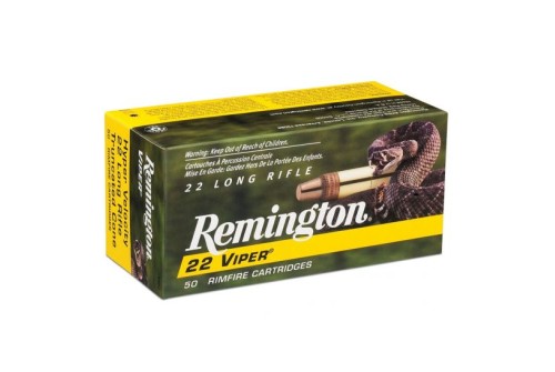 Remington 22 Viper 36 gr Truncated Cone Solid .22lr Ammo, 50/box - 1922