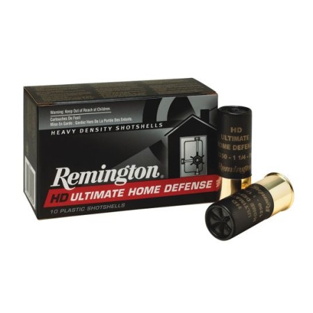 Remington Ammunition 20697 Ultimate Defense  410 Gauge 2.50" 4 Pellets 1225 Fps 000 Buck Shot 15 Bx/10 CS 410B000HD
