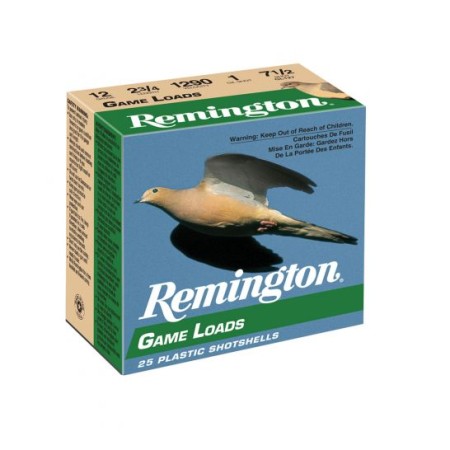 Remington Lead Game Loads 2.75" 12 Gauge Ammo 7-1/2, 25/box - GL127