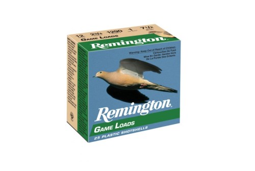 Remington Lead Game Loads 2.75" 12 Gauge Ammo 7-1/2, 25/box - GL127