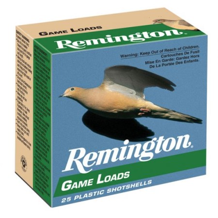 Remington Lead Game Loads 20 Gauge 7/8 oz 2.75in 1225 ft/s #7.5 Centerfire Shotgun Ammo, 25 Rounds, R20042