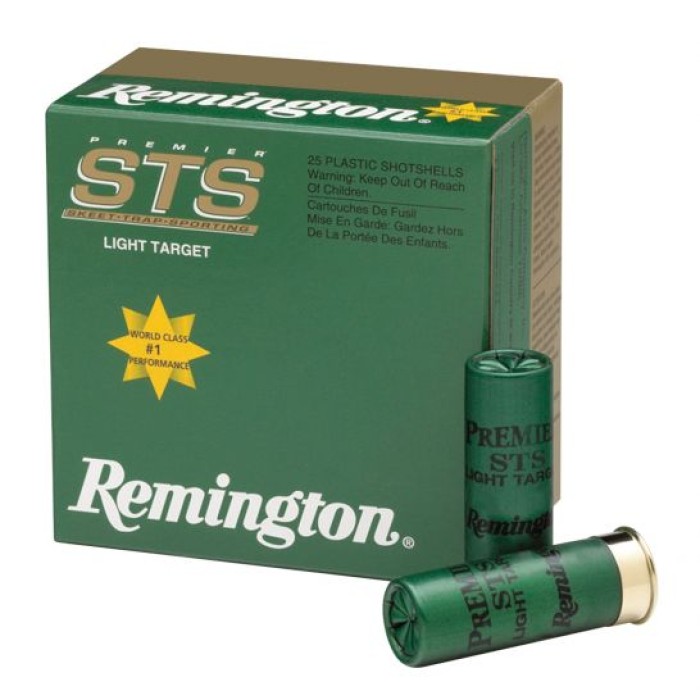 Remington Premier STS Target 12 Gauge 1 oz 2.75in 1185 ft/s #8 Centerfire Shotgun Ammo, 25 Rounds, 20155