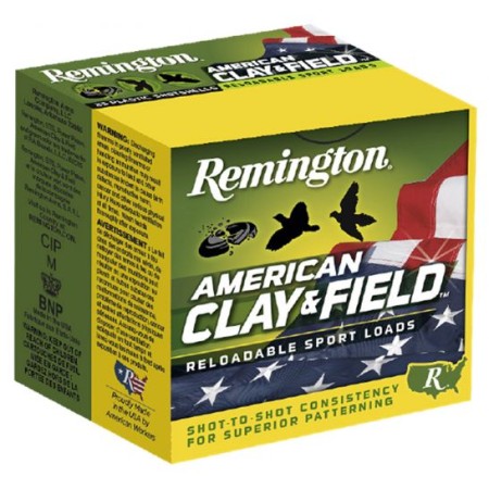 Remington American Clay & Field Sport 2.75" 12 Gauge Ammo 8, 25/box - HT128