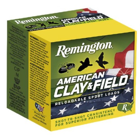 Remington American Clay & Field Sport 2.75" 12 Gauge Ammo 9, 25/box - HT129