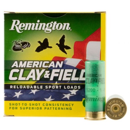 Remington American Clay & Field Sport 2.75" 12 Gauge Ammo 9, 25/box - HT12L9