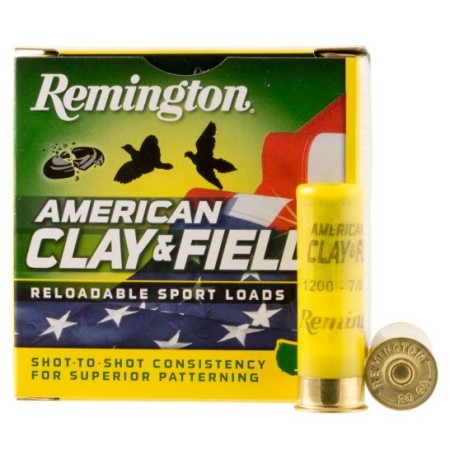 Remington American Clay & Field Sport 2.75" 20 Gauge Ammo 7-1/2, 25/box - HT2075