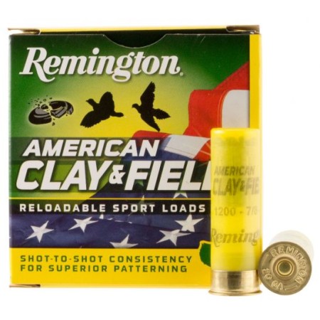 Remington American Clay & Field Sport 2.75" 20 Gauge Ammo 8, 25/box - HT208
