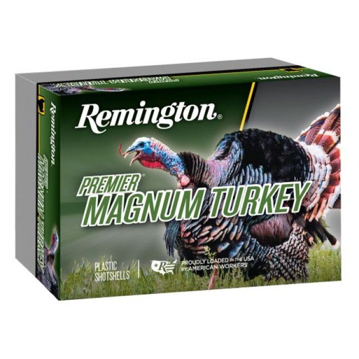 Remington Ammunition 24395 Premier Magnum Copper-Plated 10 Gauge 3.5" 2 1/4 oz 4 Shot 5 Bx