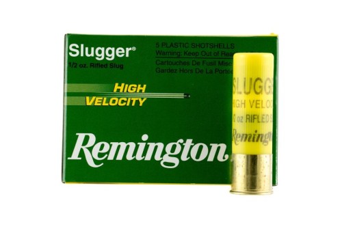 Remington Slugger High Velocity 2.75" 20 Gauge Ammo, 5/box - SPHV20RS