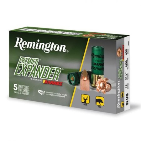 Remington Premier Expander 2.75" 12 Gauge Ammo, 5/box - PRX12