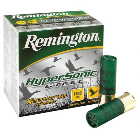 Remington HyperSonic Steel 3" 12 Gauge Ammo 1, 25/box - HSS12M1
