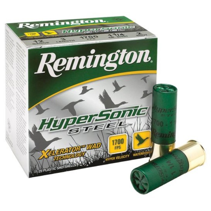 Remington HyperSonic Steel 3" 12 Gauge Ammo 3, 25/box - HSS12M3