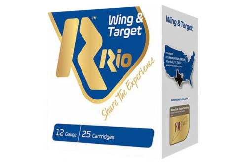 Rio Ammunition Wing & Target, Rio Wt2875     12 2.75     1oz    Wing/trgt  25/10