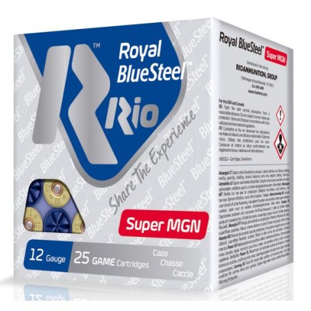 RIO Royal/BlueSteel 3.5" 12 Gauge Ammo 2, 25 Rounds - RBSSM402