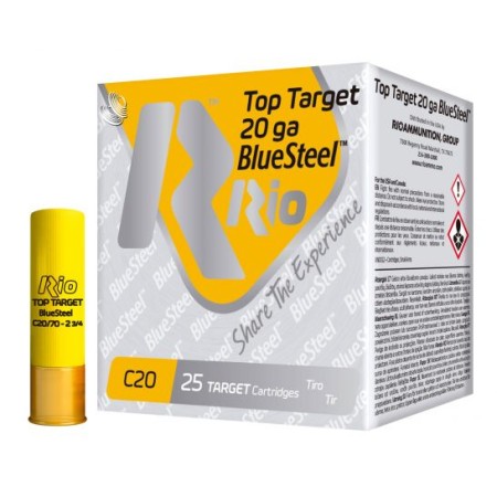 Rio Ammunition Top Target, Rio Ttbs207    20 2.75     7/8oz  Trgt Stl   25rds