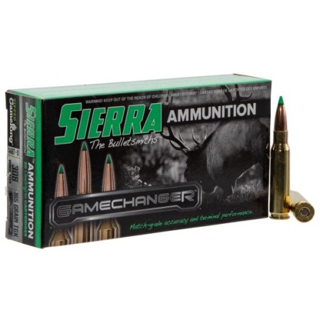 Sierra GameChanger 165 gr Tipped GameKing .308 Win Ammo, 20/box - A466701