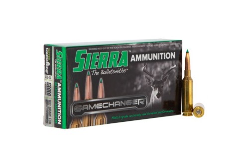 Sierra GameChanger 100 gr Tipped GameKing 6mm Crd Ammo, 20/box - A411004