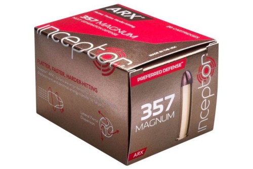 Ruag Ammo Inceptor .357 Magnum 86Gr Arx 20-Pack 357ARXBR-86-20 810678030182