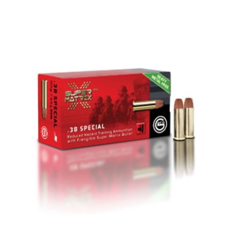 Geco 403840050 Super Mattix  38 Special 100 GR Lead Free Frangible 50 Bx/10 CS
