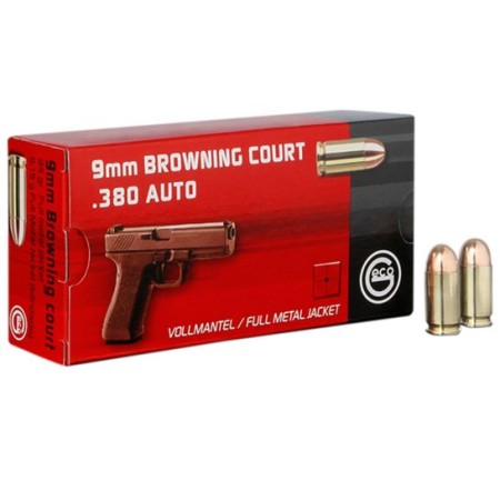 Geco 95 gr Full Metal Jacket .380 ACP Ammo, 50/box - 270540050