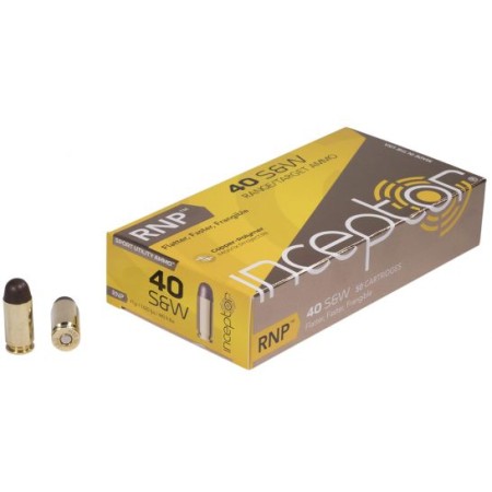 Inceptor Sport Utility 97 gr RNP .40 S&W Ammo, 50/box - 40RNPBRSW50