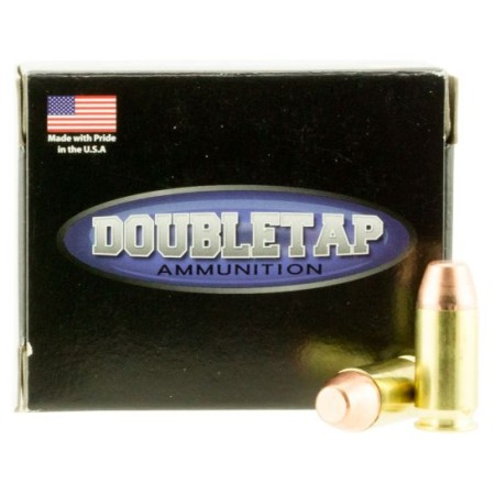 DoubleTap Ammunition DT Hunter 230 gr Nosler Full Metal Jacket Flat Point .45 ACP Ammo, 20/box - 45A230FP