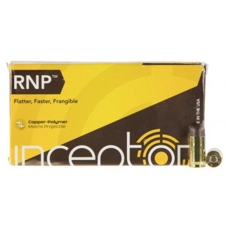 Inceptor Sport Utility 135 gr RNP .45 Auto Ammo, 50/box - 45RNPBR50