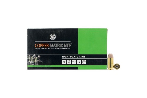 Geco RWS Copper Matrix 135 gr Non-Toxic Frangible .45 ACP Ammo, 50/box - 204540050