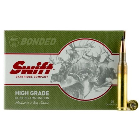 Swift Bullet Company Scirocco II Rifle Ammunition .270 Win 130 gr BT 3151 fps 20/ct, 10036
