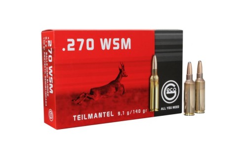 Geco Teilmantel 140 gr Soft Point .270 WSM Ammo, 20/box - 282340020