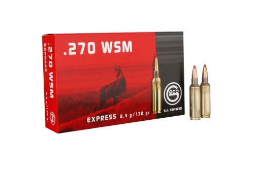 Geco Express 130 gr Express Tip .270 WSM Ammo, 20/box - 283840020