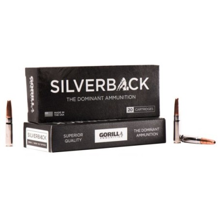 Gorilla Ammunition Silverback 205 gr Solid Copper Hollow Point .300 Blackout Ammo, 20/box - SB300205SD