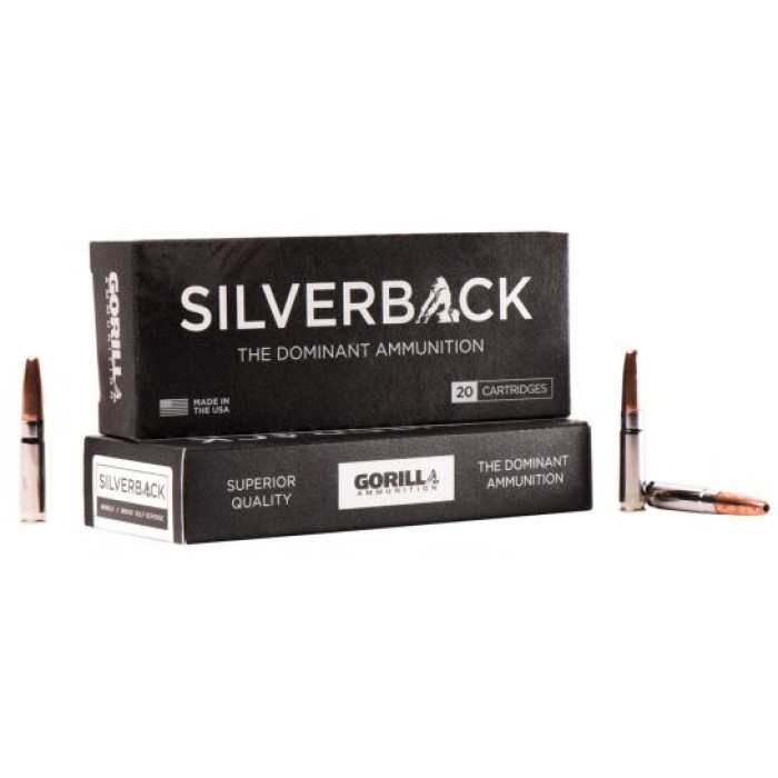 Gorilla Ammunition Silverback 205 gr Solid Copper Hollow Point .300 Blackout Ammo, 20/box - SB300205SD