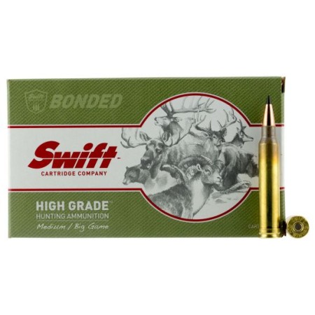 Swift Bullet Company Scirocco II Rifle Ammunition .300 Win Mag 180 gr BT 2919 fps 20/ct, 10042