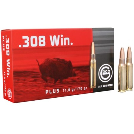 Geco 170 gr Plus .308 Win Ammo, 20/box - 280540020