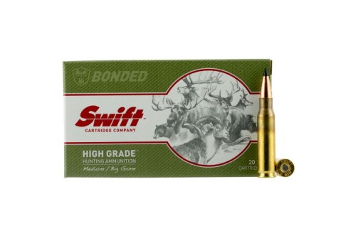 Swift Bullet Company Scirocco II Rifle Ammunition .308 Win 150 gr BT 2856 fps 20 rounds, SB10048