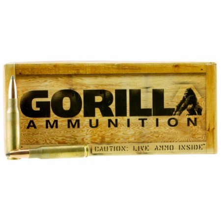 Gorilla Ammunition 165 gr Sierra GameKing .308 Win Ammo, 20/box - GA308165SGK