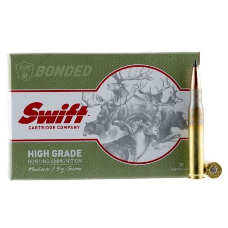 Swift Bullet Company Scirocco II Rifle Ammunition 30-06 Sprg 180 gr BT 2664 fps 20/ct, 10040