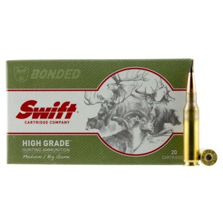 Swift Medium/Big Game Scirocco II 7mm-08 Remington 150gr, Spitzer Boat Tail, 20rd Box