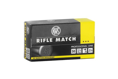Rws Rifle Match, Rws 2134225   22lr Rifle Match 40gr     50